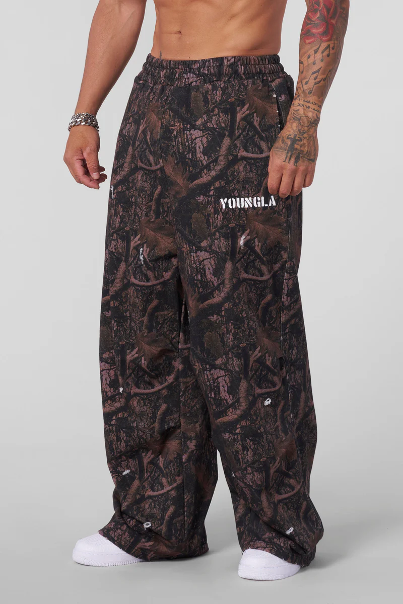 2018 - Baggy Ass Sweats Dark Tree Camo // YoungLA