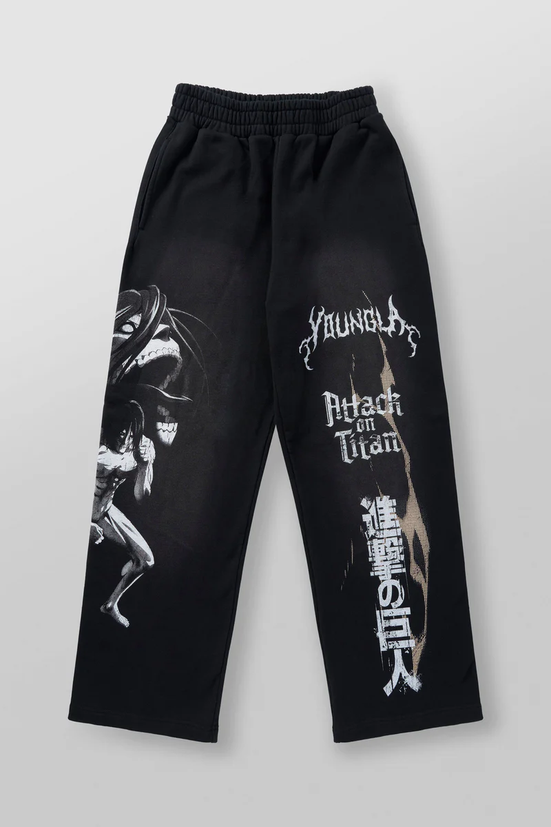 2128 - AOT© x YLA Baggy Joggers // YoungLA