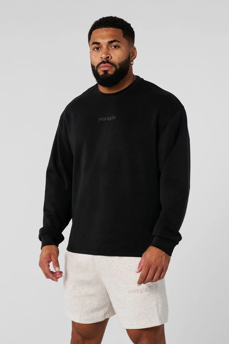 8078 - Soft AF Longsleeves Black // YoungLA