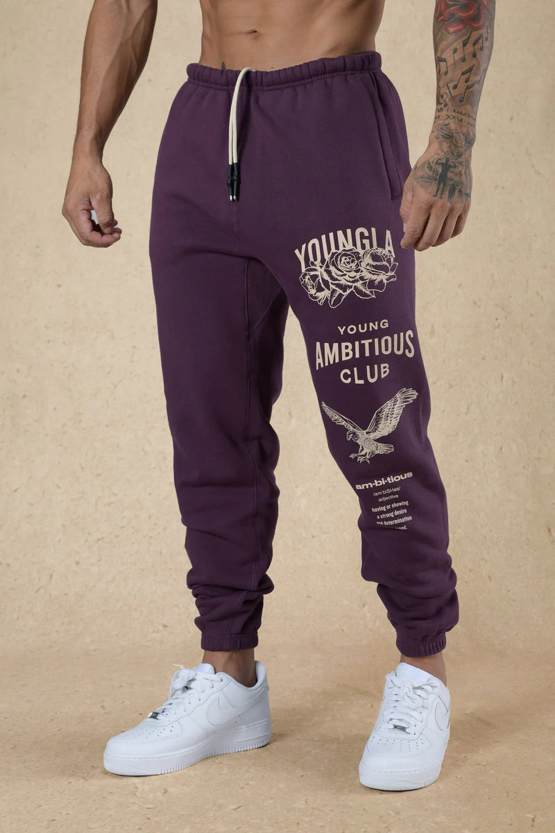 233 The Immortal Joggers Plum Perfect // YoungLa