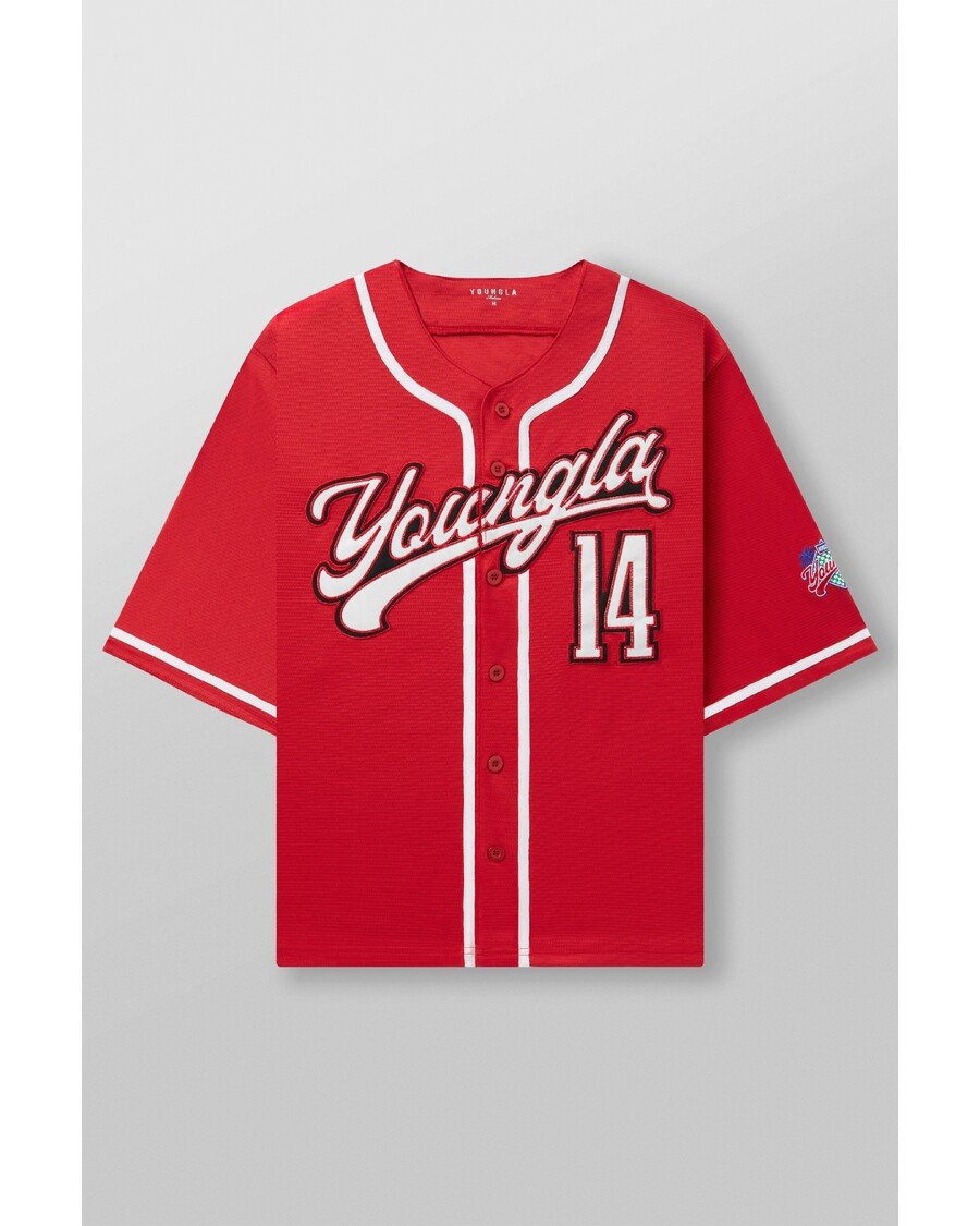3002 Grand Slam Baseball Red// YoungLa