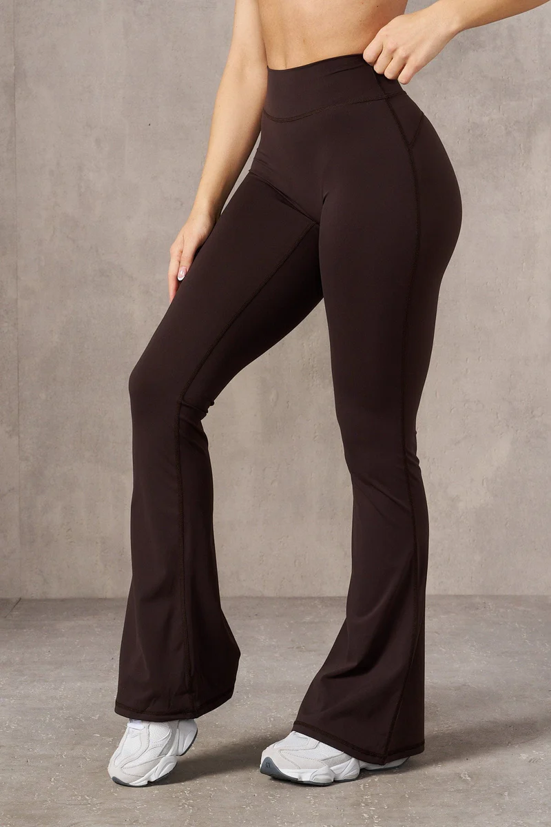W230 Legacy Flare Pant Brown// YoungLa