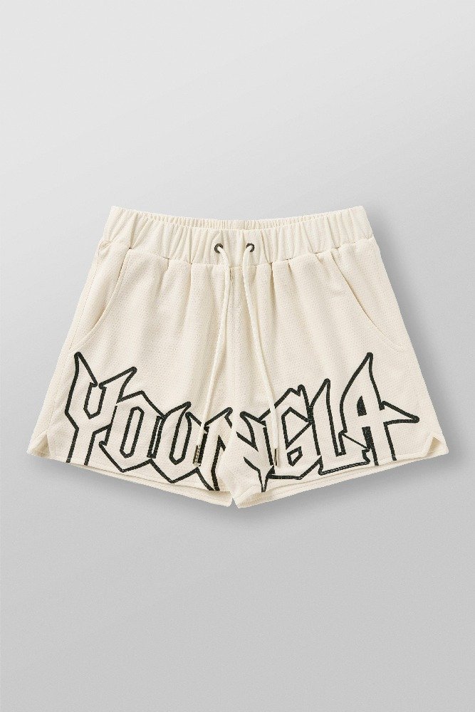 1109 - All-Star Shorts Off Withe // YoungLa