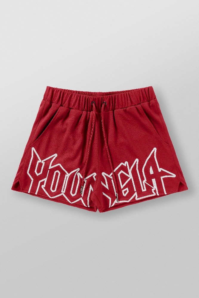 1109 - All-Star Shorts Red // YoungLa