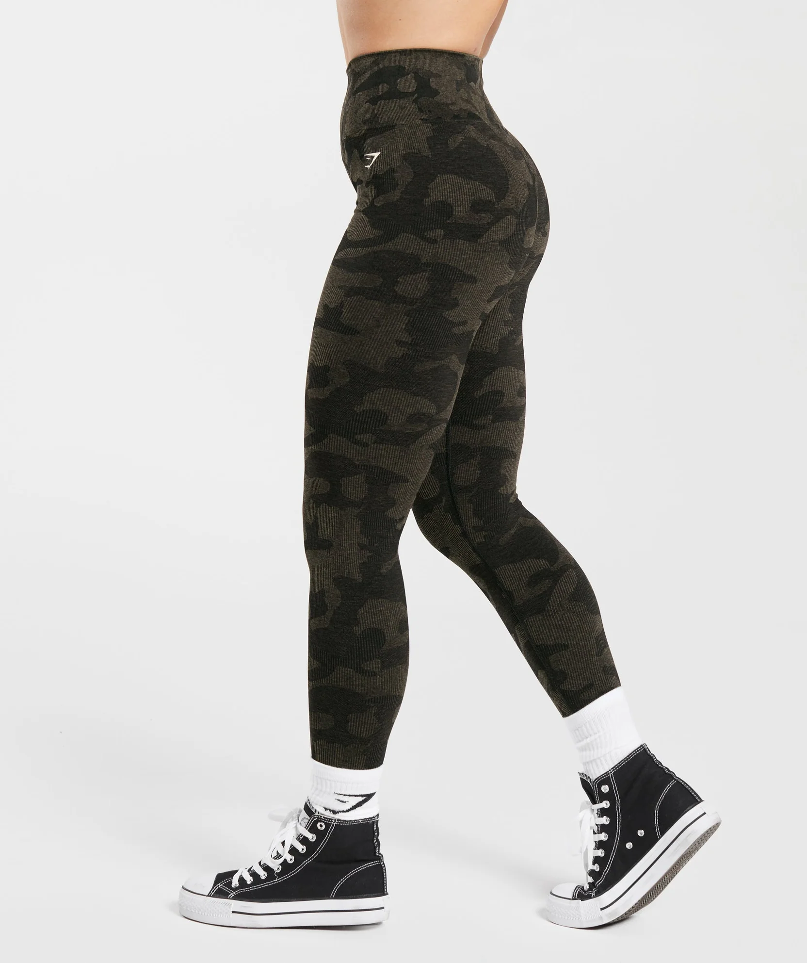 Adapt Camo Seamless Leggings Camo Brown
