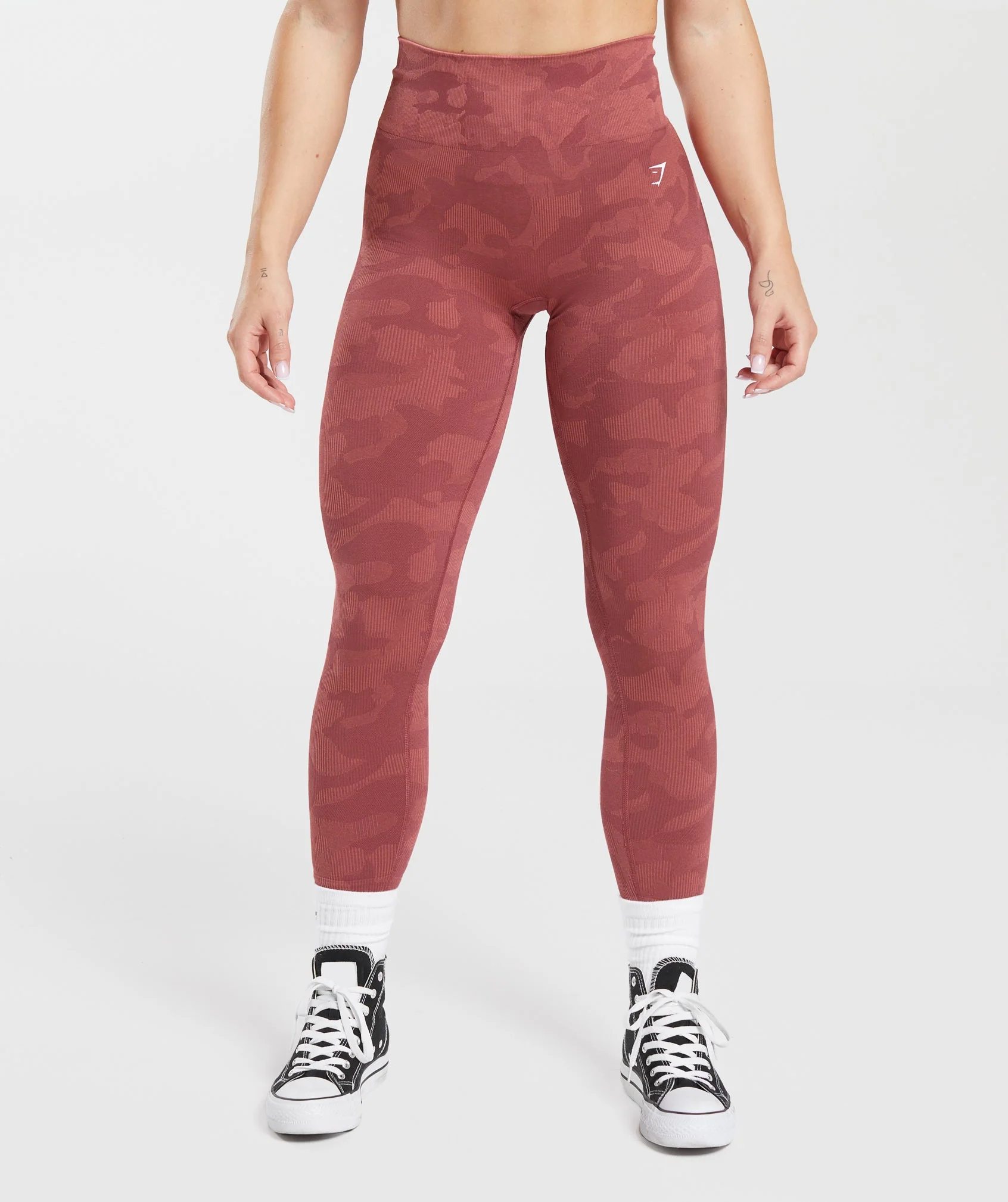 Adapt Camo Seamless Leggings Sunbaked Pink
