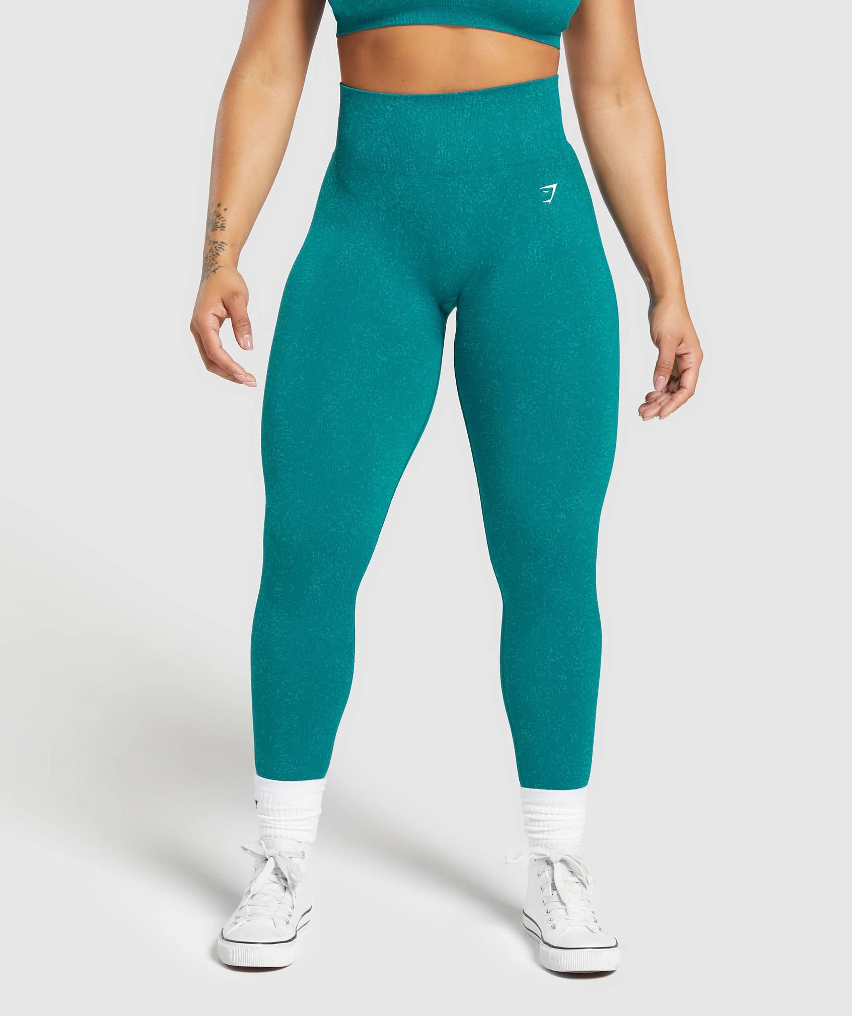 Adapt Fleck Leggings Teal