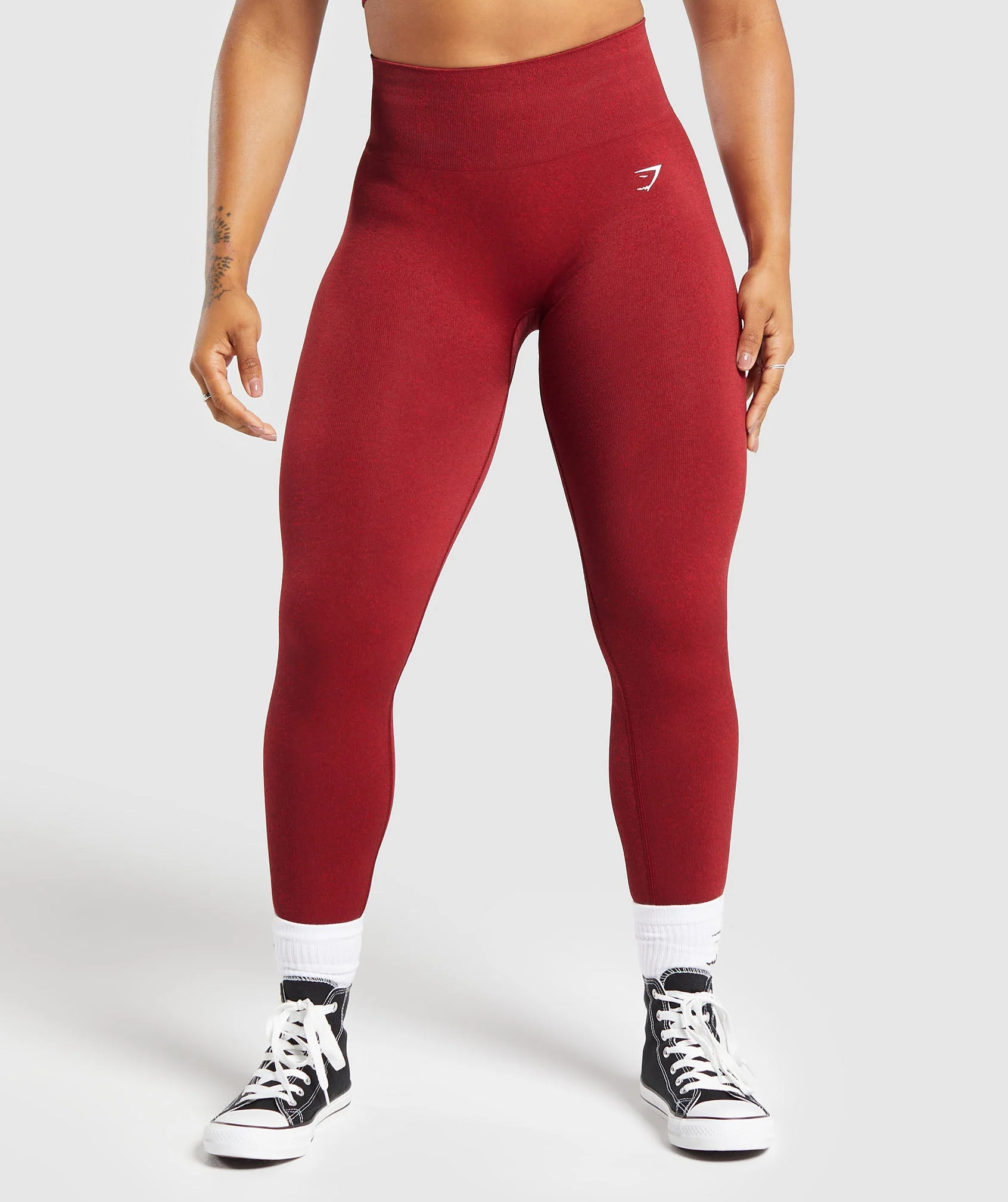 Adapt Fleck Leggings Red