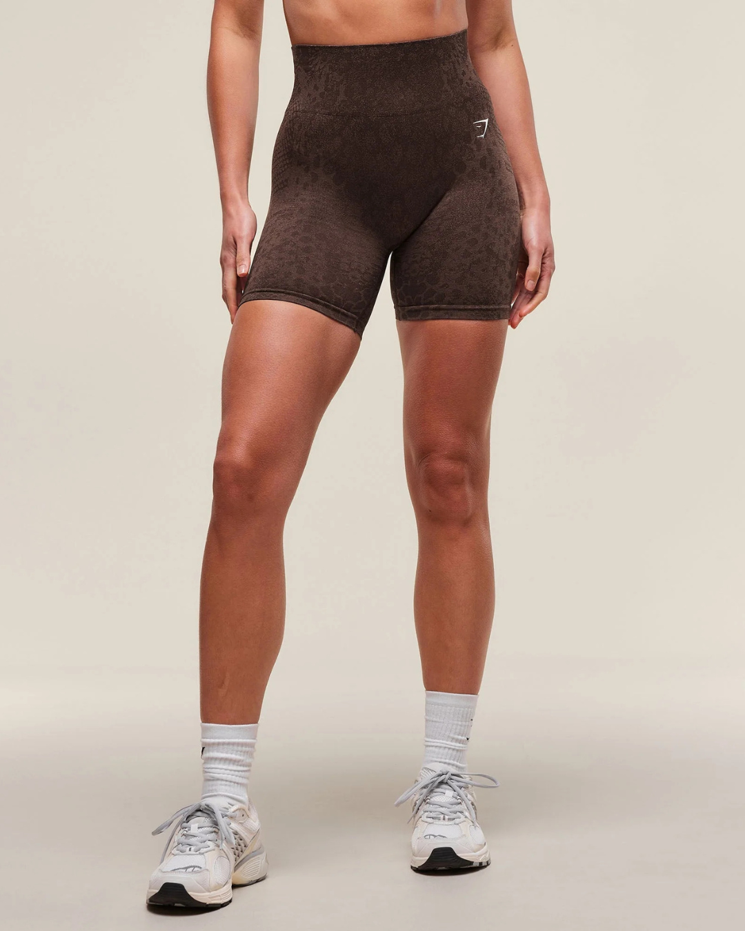 Adapt X Whitney Animal Seamless Shorts Brown