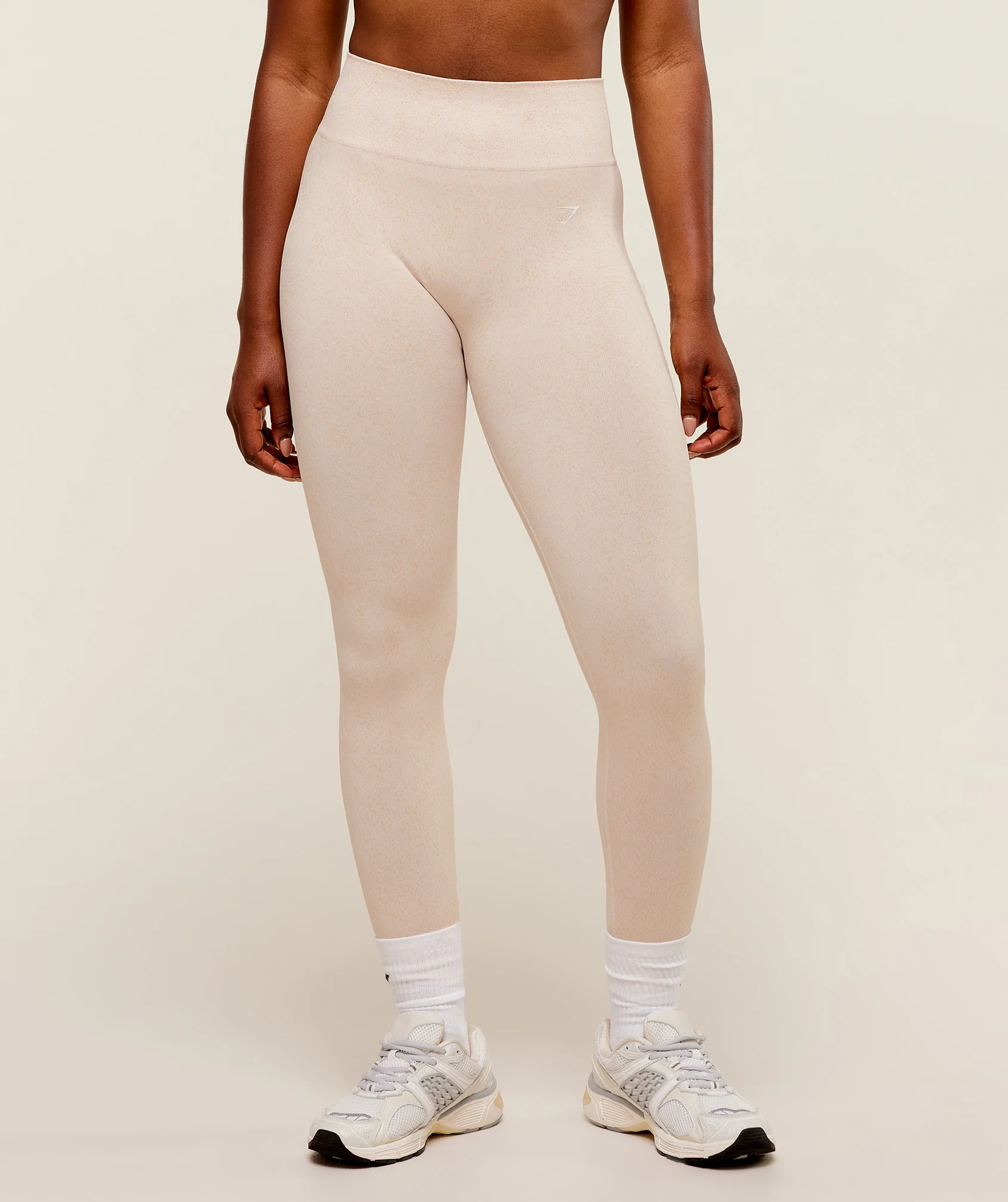 Adapt Fleck Leggings Coconut White