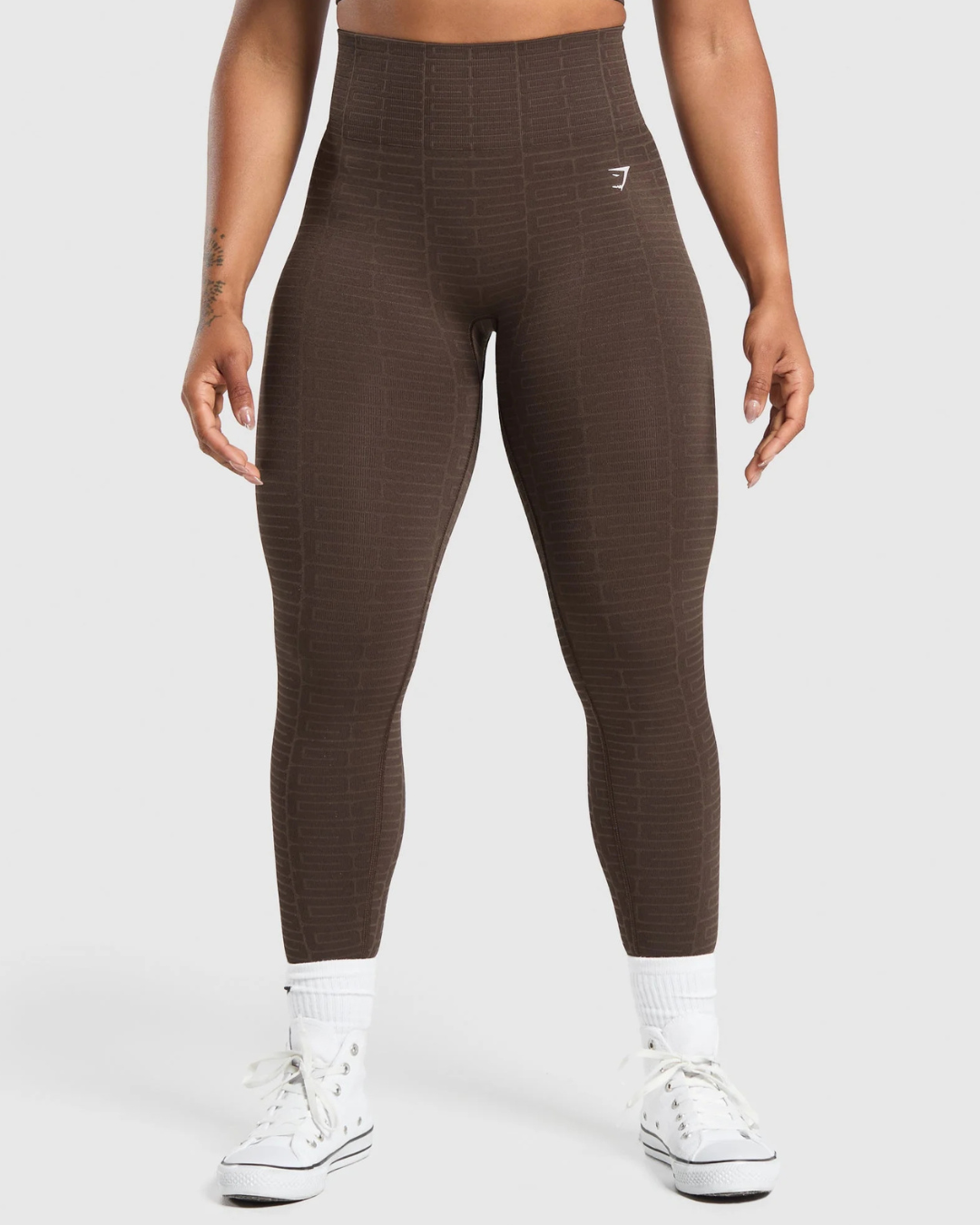 Adapt Monogram Seamless Legging Brown