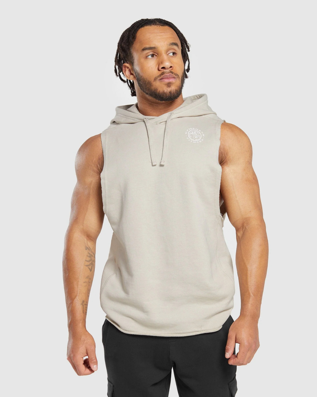 Legacy Drop Arm Hoodie Grey