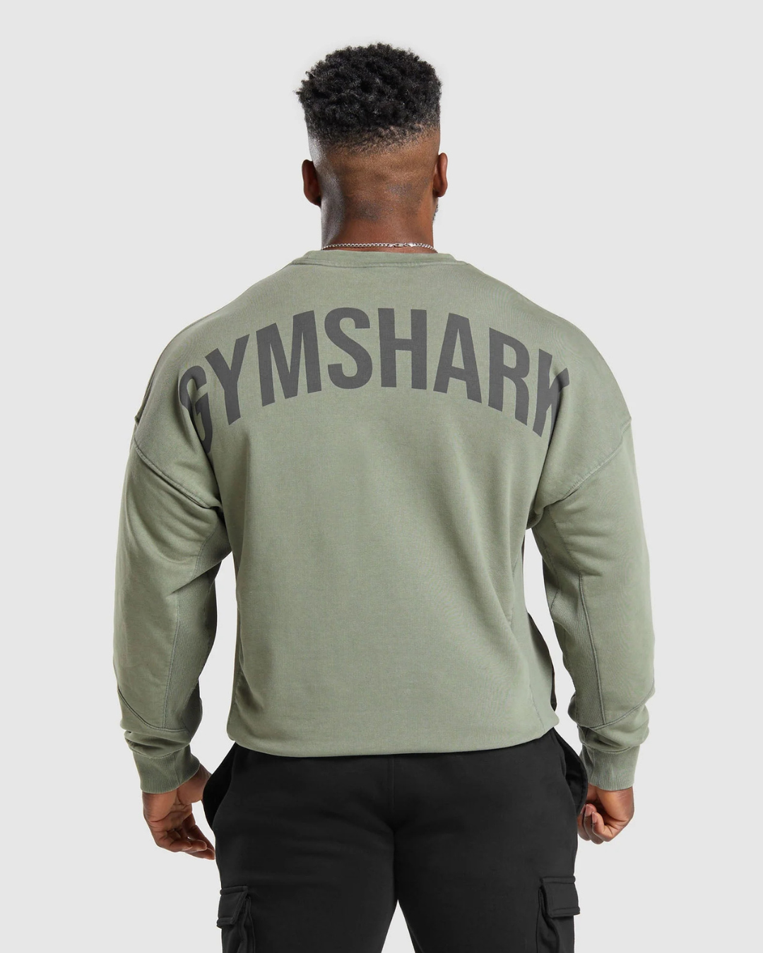 Power Washed Crew Dusk Green