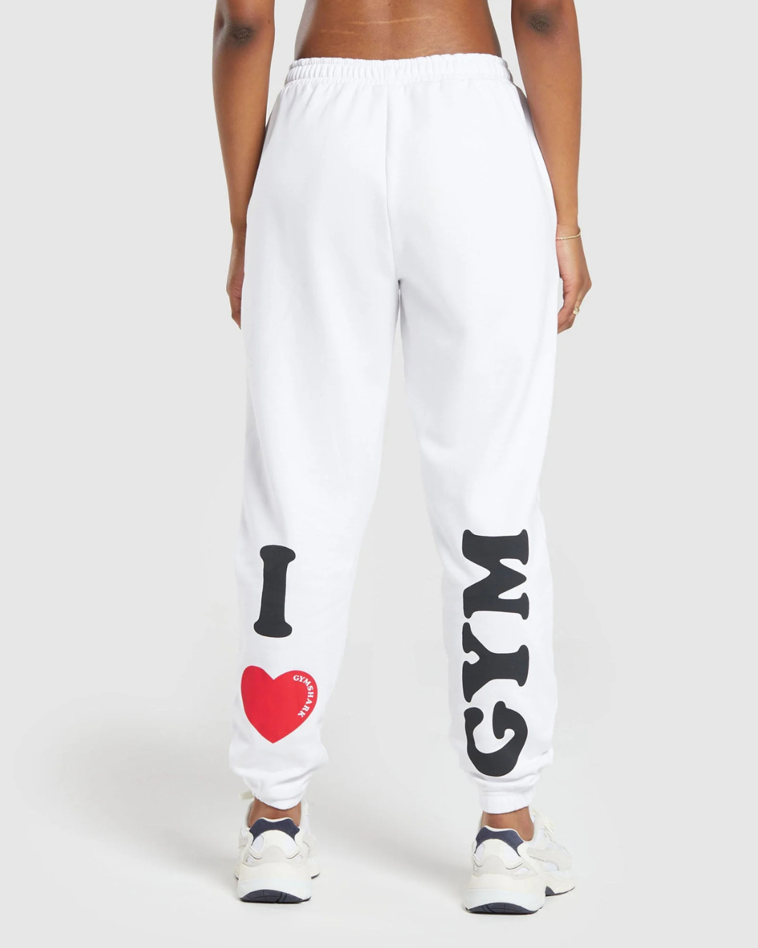 I Heart Gym Joggers Withe