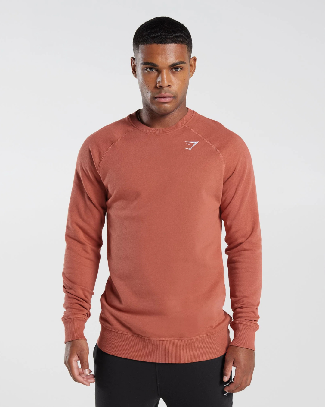 Crest Sweatshirt Persimmon Red