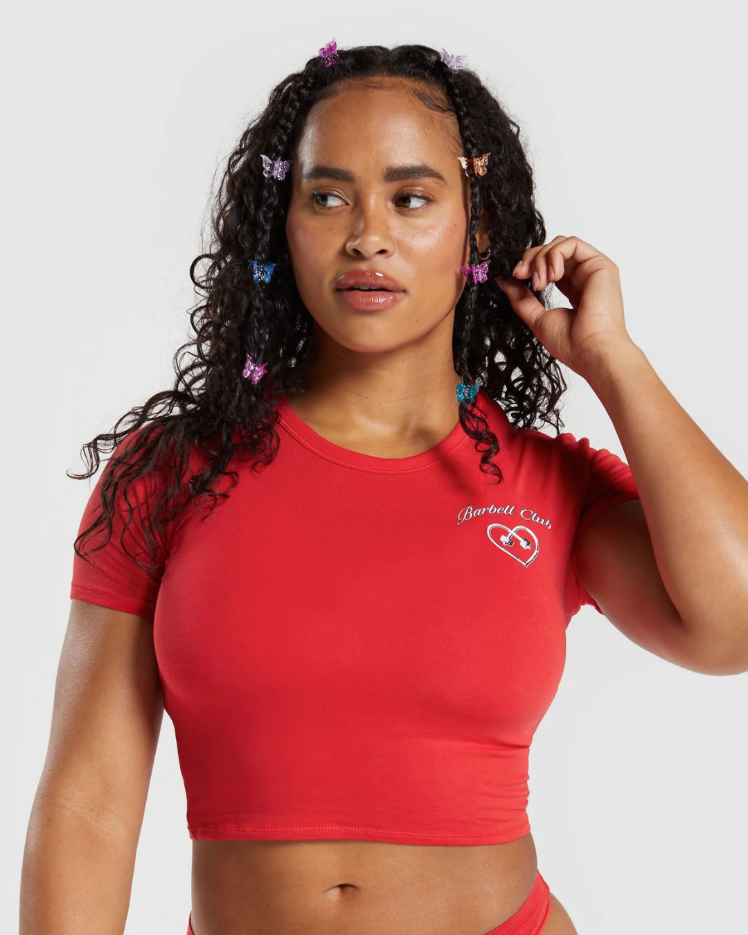 Cotton Graphic Crop Top