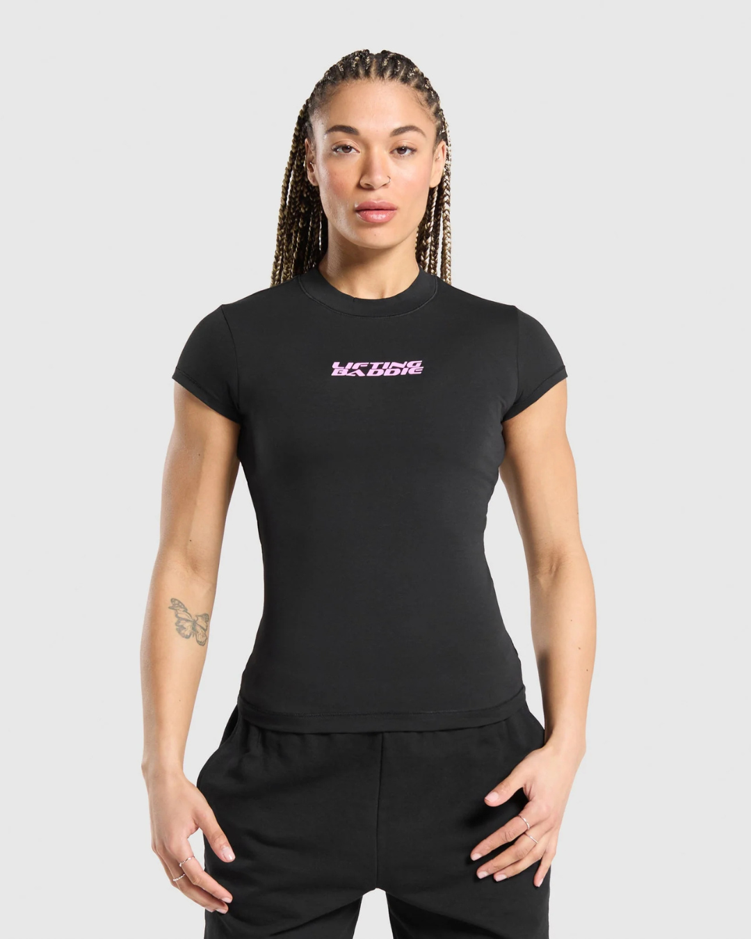 Lifting Baddie T-Shirt Black