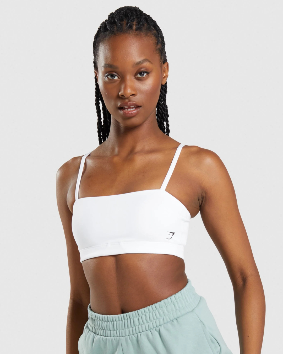 Bandeau Sports Bra Withe