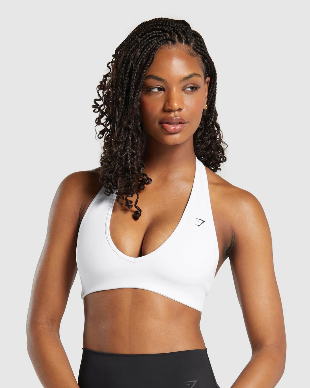 Halterneck Sports Bra Withe
