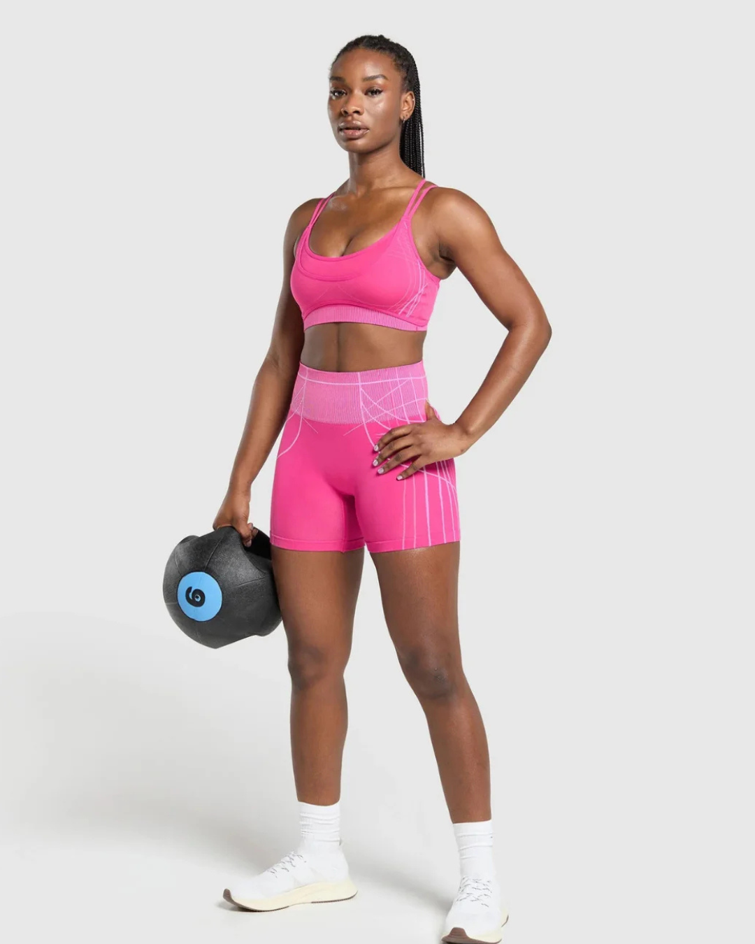 Conjunto (2pz) Apex Seamless Strappy Valley Pink //GYMSHARK