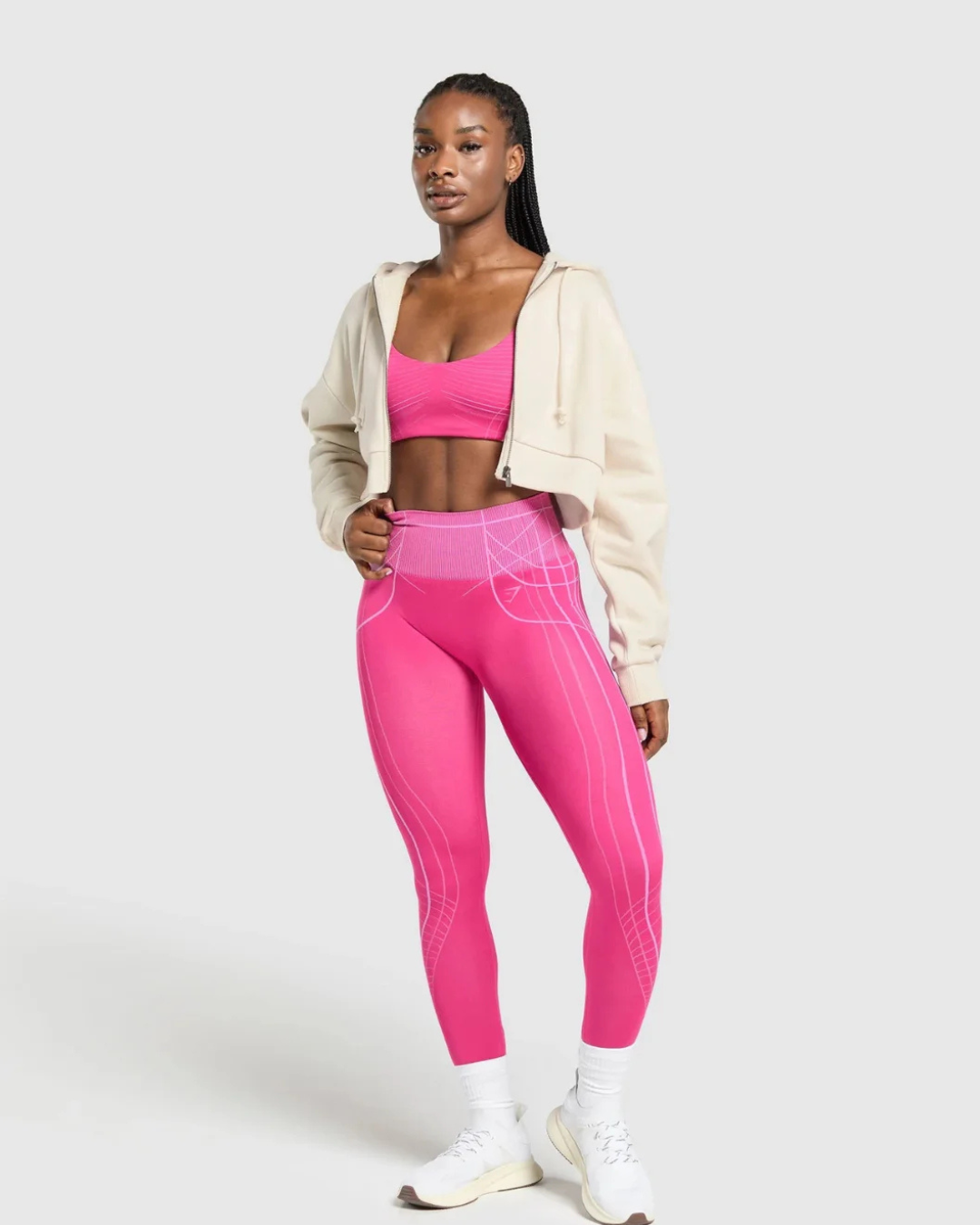 Conjunto (2pz) Apex Seamless Valley Pink //GYMSHARK