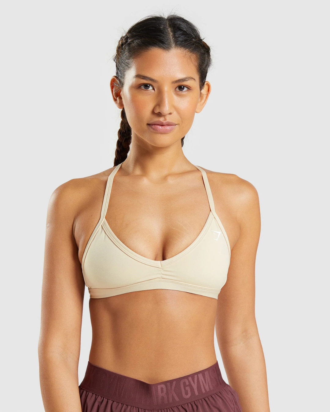 Minimal Sports Bra Vanilla Brown