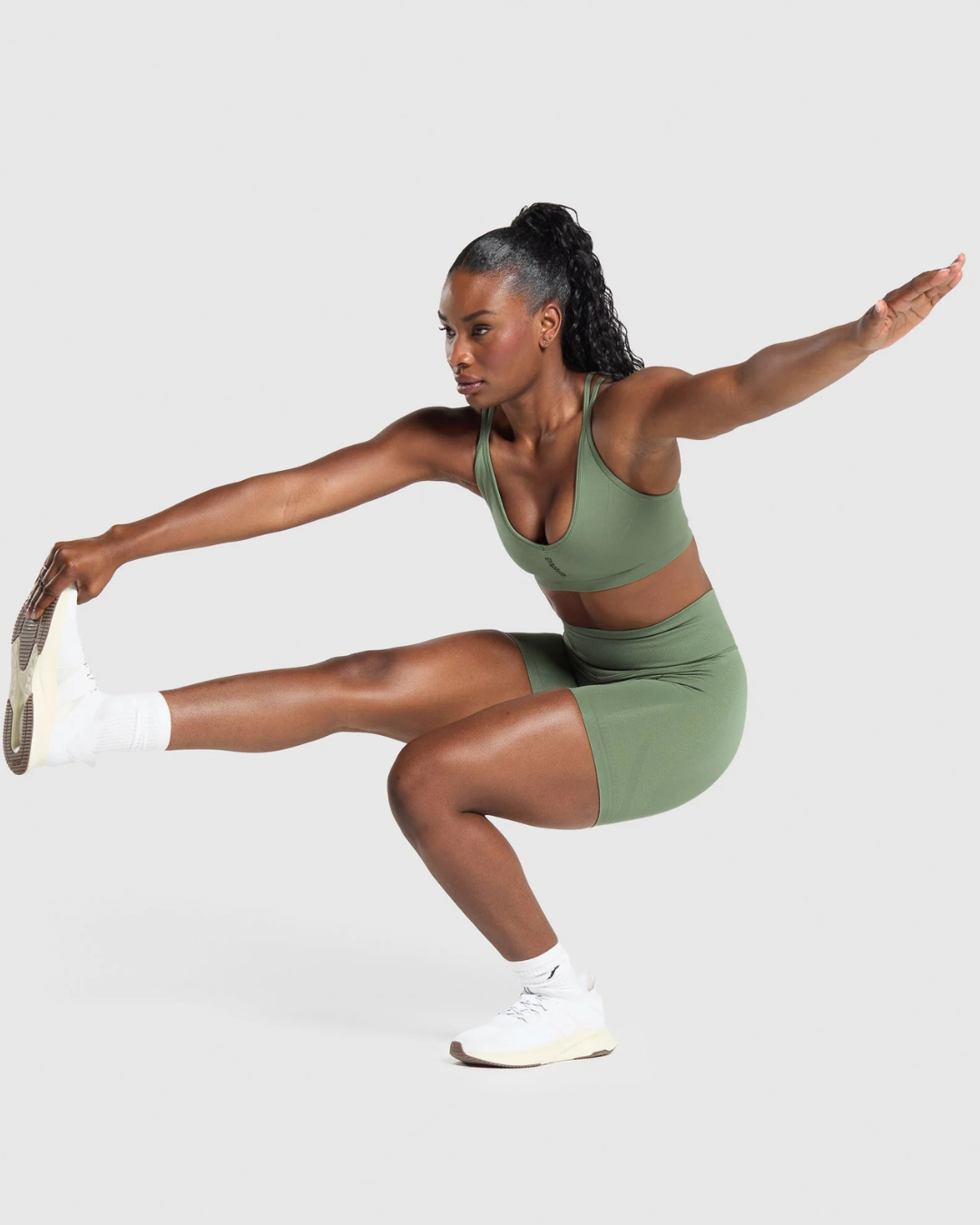 Conjunto (2pz) Activate Seamless Green //GYMSHARK