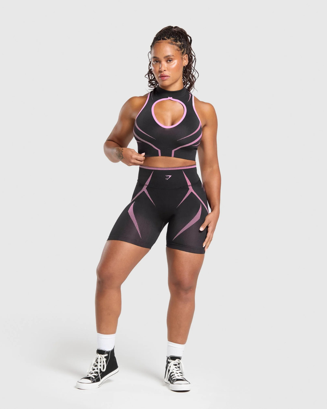 Conjunto (2pz) Apex Lift Seamless  Pink //GYMSHARK