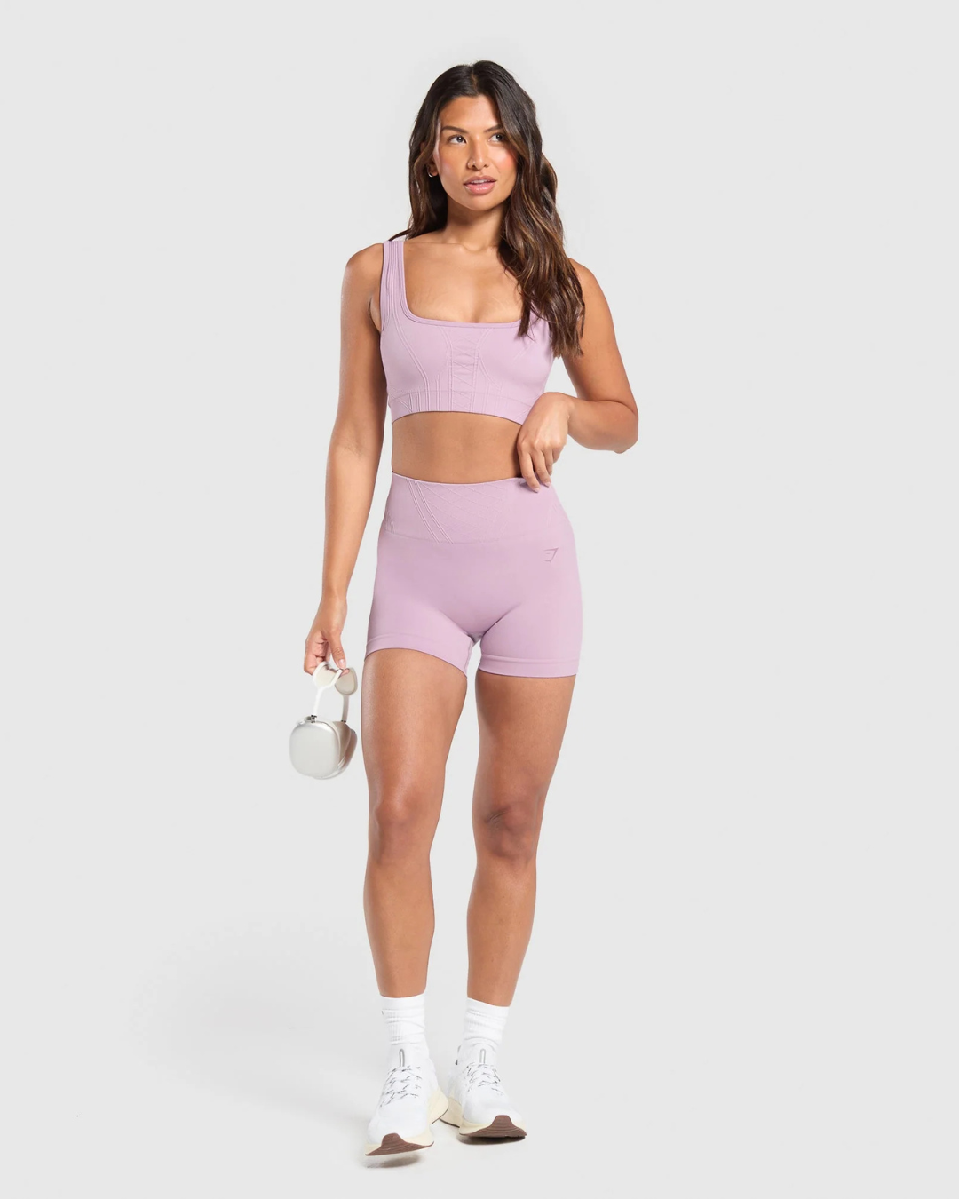 Conjunto (2pz) Corset Seamless Purple //GYMSHARK